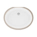 Gerber G0012780 Luxoval Undercounter Lav 19.25"X15.75" - White