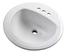 Gerber G0012884CH Maxwell S-Rim Lav 19" Round 4"CC in Trapezoid Carton White - White