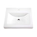 Gerber G0012892 Wicker Park Countertop Lavatory 22-1/16"x17-3/4" Rectangle with U-Shaped Basin - Single Hole White - White