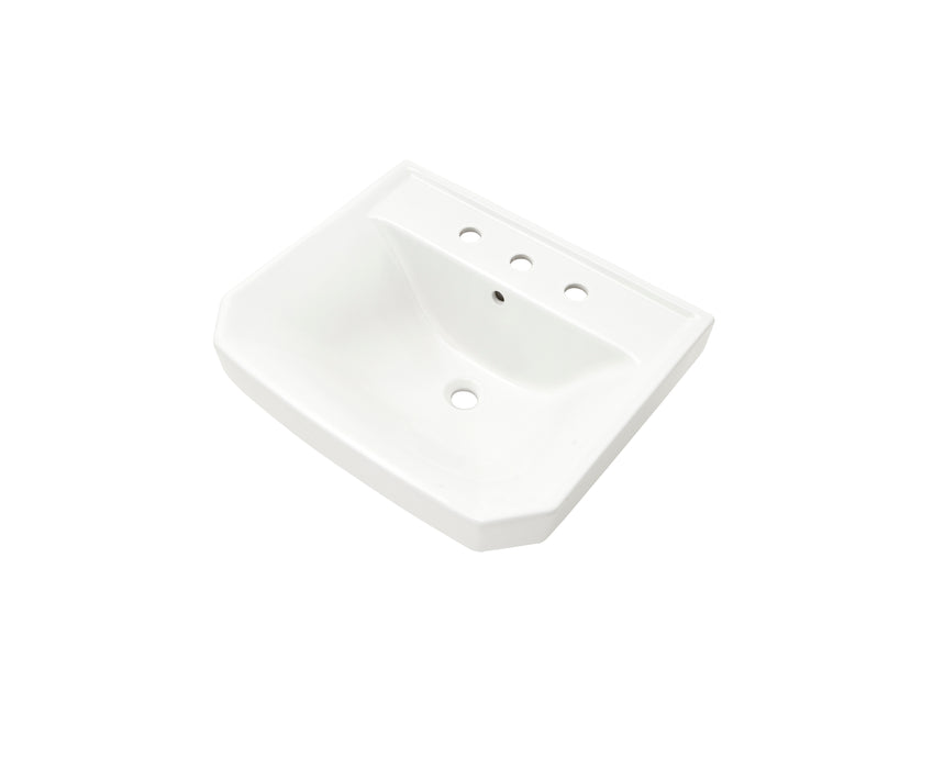 Gerber G0013568 Viper Petite Ped Top 21.88"x18.5" 8"CC White - White