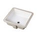 Gerber G0013710 Wicker Park Undercounter Lavatory 16" x 16" Square White - White
