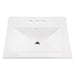 Gerber G0013894 Wicker Park Countertop Lavatory 20-7/8"x17-3/4" Rectangle with U-Shaped Basin - Low-Profile - 4"CC White - White