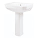 Gerber G0023562 Viper Standard Single Hole Ped Lav Combo: G0013562 Lav w/ G0029834 Ped White - White