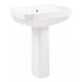 Gerber G0023562 Viper Standard Single Hole Ped Lav Combo: G0013562 Lav w/ G0029834 Ped White - White