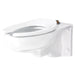 Gerber G0025033 North Point 1.1/1.28/1.6gpf Elongated Wall Hung Top Spud Bowl 5 1/4" or 7 1/4" Vertical Rough-In White - White