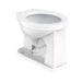 Gerber G002564231 1.1/1.28/1.6gpf Round Front Floor Mounted Back Spud Bowl 1-1/2" Spud 10" Rough-In White - White