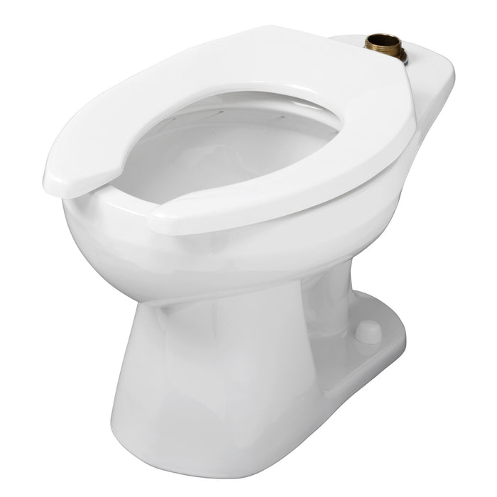 Gerber G0025820 1.1/1.28/1.6gpf Round Front Floor Mounted Top Spud Bowl 1-1/2" Spud 10" Rough-In White - White