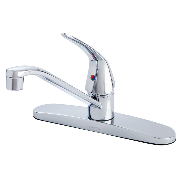 Gerber G0040210W Maxwell SE 1H Kitchen Faucet w/out Spray & w/ Washerless Cartridge 1.75gpm Chrome - Chrome