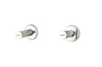 Gerber G004787183 Gerber Classics 2H Straight Pattern Trim & Compression Valve w/ 3/4" Sweat Connections Less Handles Chrome - Chrome