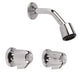 Gerber G004822083 Gerber Classics Two Handle Sliding Sleeve Threaded Escutcheon Shower Only Fitting with IPS/Sweat Connections 1.75gpm Chrome - Chrome