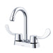 Gerber G004925166 Gerber Classics 2H Bar Faucet w/ Wristblade Handles 1.75gpm Chrome - Chrome