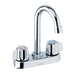 Gerber G0749251 Gerber Classics 2H Bar Faucet w/ Metal Fluted Handles 1.75gpm Chrome - Chrome