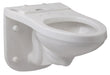 Gerber GHE21370 Ultra Flush 1.0/1.28/1.6gpf Wall Hung Back Outlet Elongated Bowl White - White