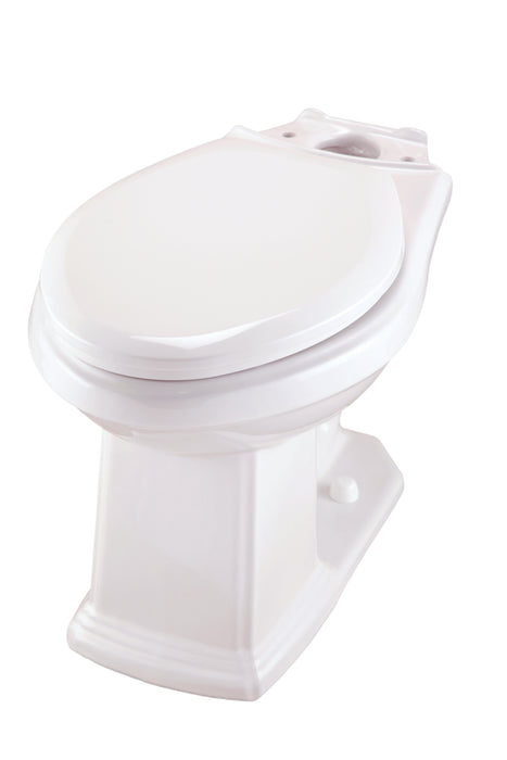 Gerber GHE21538 Logan Square 1.28gpf ADA Elongated Bowl White - White