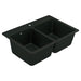 Moen Host GGB3028 Granite granite double bowl dual mount sink