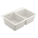Moen Host GGW3024 Granite granite double bowl dual mount sink
