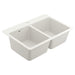 Moen Host GGW3028 Granite granite double bowl dual mount sink