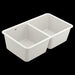 Moen 33 X 18.5 X 9.5 Granite Granite Double Bowl Sink