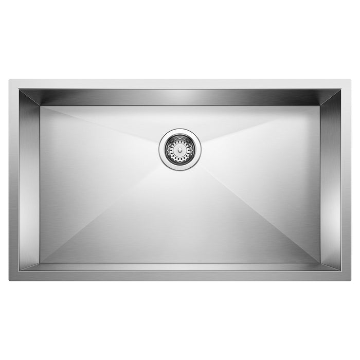BLANCO 515820 Precision 16" R0 Super Single Bowl Kitchen Sink