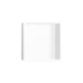hansgrohe XtraStoris Individual Wall Niche Matte White with Design Frame 12"x 12"x 4"