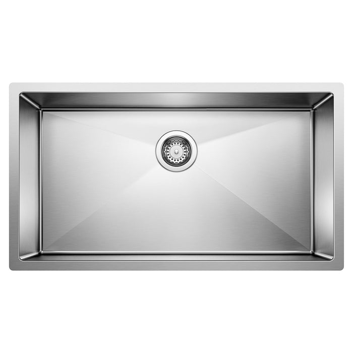 BLANCO 515823 Precision 16" R10 Super Single Bowl Kitchen Sink