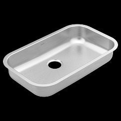Moen 30" X 18"  Steel 18 Gauge Single Bowl Sink