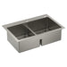 Moen Prep GS182082 33"X22" Stainless Steel 18 Gauge Double Bowl Dual Mount Sink