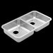 Moen 32"X18"  Steel 20 Gauge Double Bowl Sink