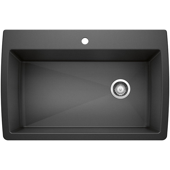 BLANCO 440194 Diamond Super Single Dual Mount Kitchen Sink - Anthracite