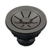 BLANCO Essential Silgranit Color-Matched 3.5" Basket Strainer with Turn-to-Close Design - Volcano Gray