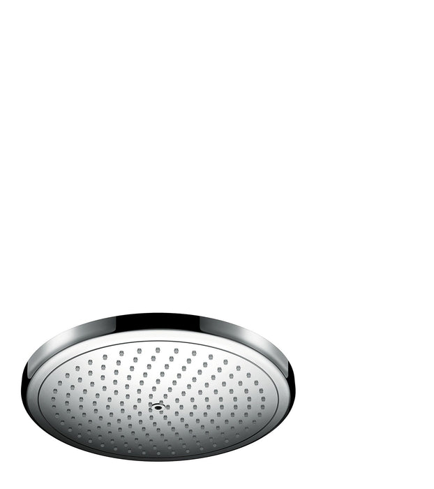 hansgrohe 26217001 Croma 1.8 GPM Single Function Rain Shower Head with Quick Clean and Eco Right Technologies in Chrome