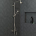 hansgrohe Croma 100 Classic Showerhead 3-Jet, 2.5 GPM, brushed nickel - view 2