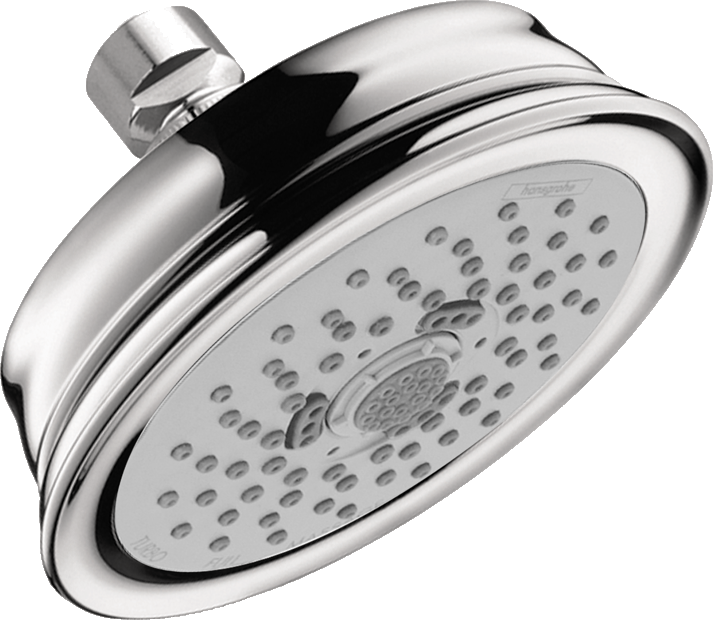 hansgrohe Croma 100 Classic Showerhead 3-Jet, 2.5 GPM, chrome