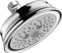 hansgrohe Croma 100 Classic Showerhead 3-Jet, 2.5 GPM, chrome