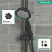 hansgrohe Croma 100 Classic Showerhead 3-Jet, 2.5 GPM, rubbed bronze - view 3