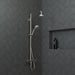 hansgrohe Croma 100 Showerhead E 3-Jet, 2.5 GPM, brushed nickel - view 2