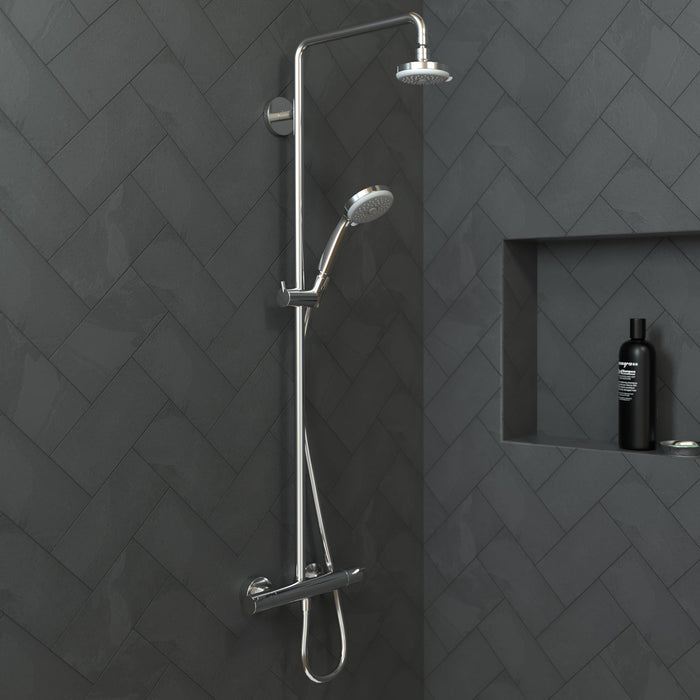 hansgrohe Croma 100 Showerhead E 3-Jet, 2.5 GPM, chrome - view 2