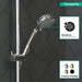 hansgrohe Croma 100 Classic Handshower 3-Jet, 2.5 GPM, chrome - view 3