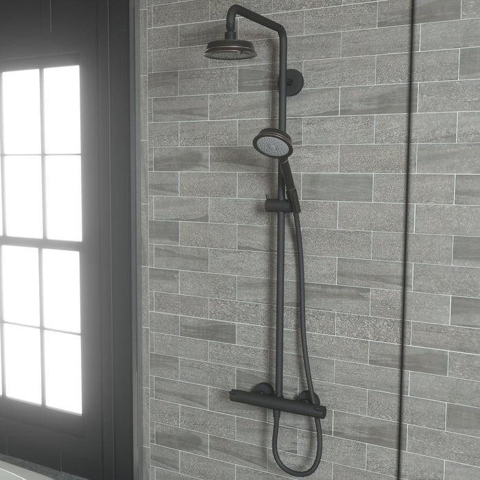 hansgrohe Croma 100 Classic Handshower 3-Jet, 2.5 GPM, rubbed bronze - view 2