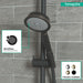 hansgrohe Croma 100 Classic Handshower 3-Jet, 2.5 GPM, rubbed bronze - view 3