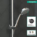hansgrohe Croma 100 Handshower E 3-Jet, 2.5 GPM, chrome - view 4