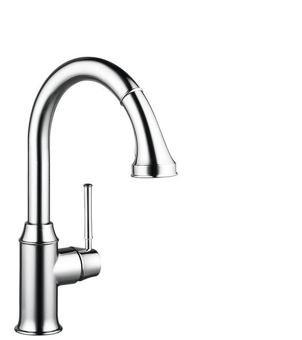 hansgrohe Talis C HighArc Kitchen Faucet, 2-Spray Pull-Down, 1.75 GPM, chrome