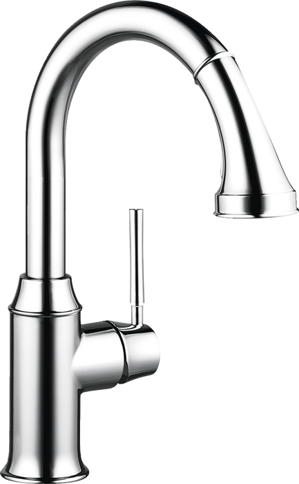 hansgrohe Talis C Prep Kitchen Faucet, 2-Spray Pull-Down, 1.75 GPM, chrome