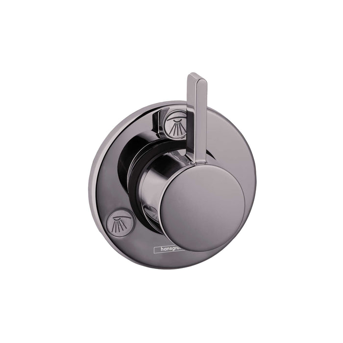 hansgrohe Ecostat Diverter Trim S Trio/Quattro, brushed black chrome