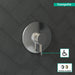 hansgrohe Ecostat Pressure Balance Trim S, chrome - view 3