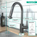 hansgrohe Talis S?? Prep Kitchen Faucet, 2-Spray Pull-Down, 1.75 GPM, brushed black chrome - view 4