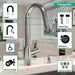 hansgrohe Talis S?? HighArc Kitchen Faucet, 2-Spray Pull-Down, 1.5 GPM, chrome - view 3
