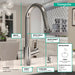 hansgrohe Talis S?? HighArc Kitchen Faucet, 2-Spray Pull-Down, 1.5 GPM, chrome - view 4