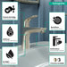 hansgrohe Focus Single-Hole Faucet 100 with Pop-Up Drain, 1.2 GPM, brushed nickel - view 3