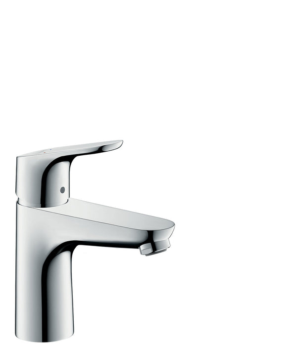 hansgrohe Focus Single-Hole Faucet 100 with Pop-Up Drain, 1.2 GPM, chrome